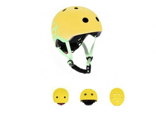 Scoot & Ride Kask Ochronny XXS-S dla dzieci 1-5 lat Lemon - 580274 - zdjęcie 3
